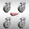 Service Caster 5 Inch SS Gray Polyurethane Wheel Swivel Bolt Hole Caster Set SCC-SSBH20S514-PPUB-4 - alternate 6